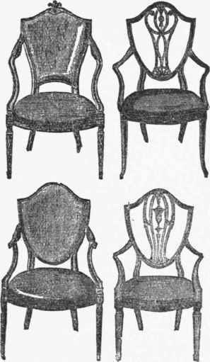 "Shield Back " Chairs