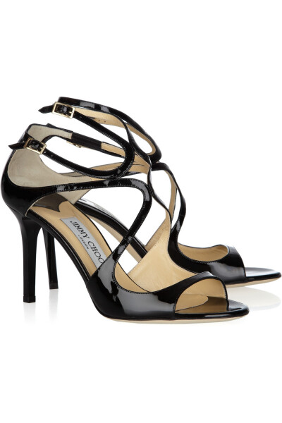 Jimmy Choo 2012spring Ivette patent-leather sandals