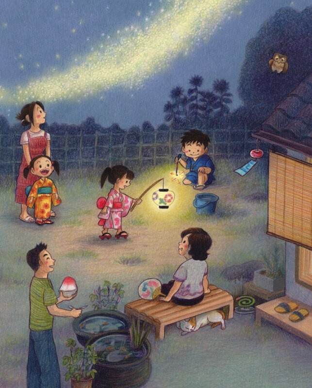 日本插画师八木橋麗代作品2..