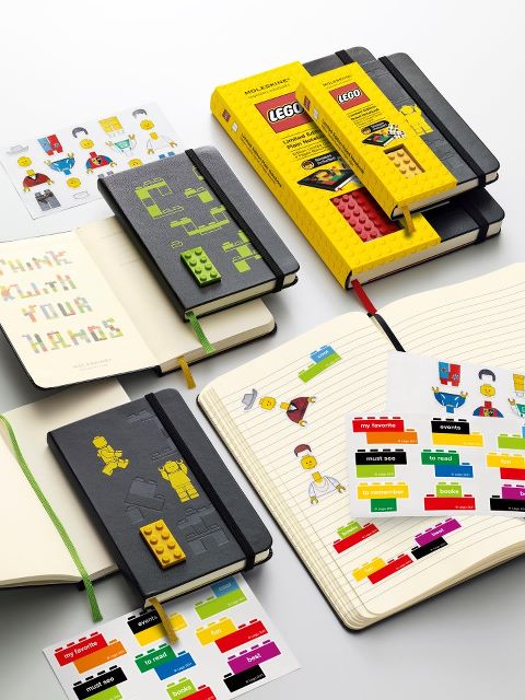 LEGO 樂高 Moleskine 筆記本!