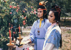    黛玉宝玉，共祭晴雯。