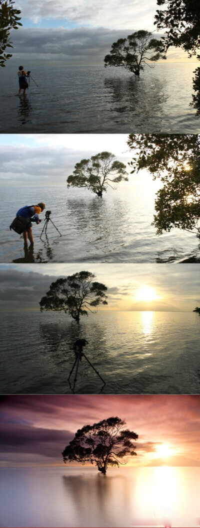一张长曝光的日出相片是这样拍出来的。。。