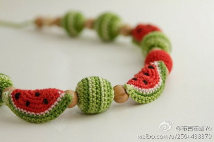 可爱的西瓜饰品~~~看见温暖触摸美好