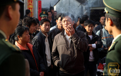 2月1日，广东乌坎村选举现场。