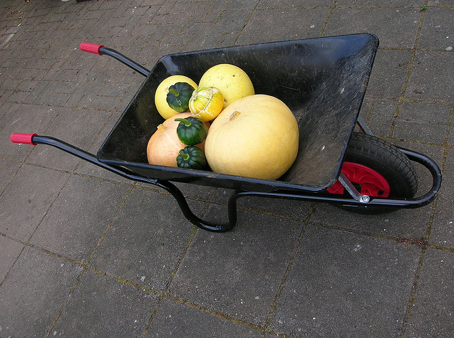 wheelbarrow 独轮车