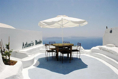 希腊-圣托里尼亚特兰蒂斯书店（AtlantisBookshop）