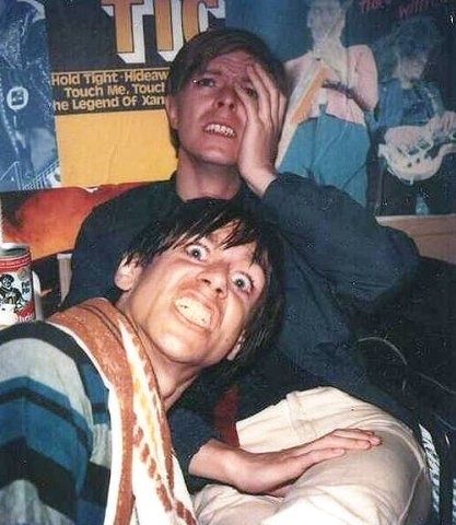 Iggy Pop and Bowie