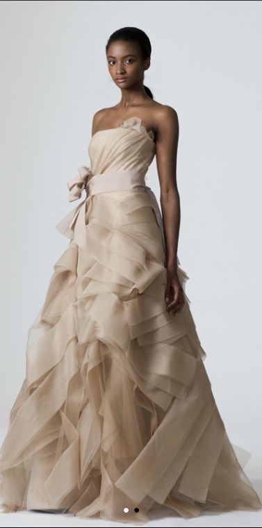 王微微 2012 vera wang