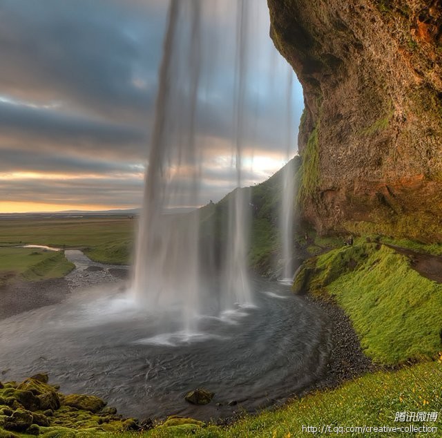 塞里雅兰瀑布（Seljalandsfoss Waterfall）@冰岛