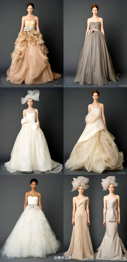 Vera Wang 2012春季婚纱