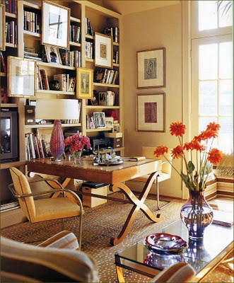 Office by Jan Showers. With the Stark antelope carpet, of course