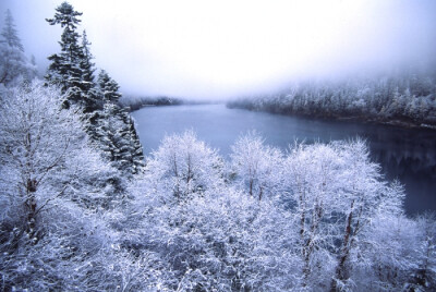 九寨沟长海雪景