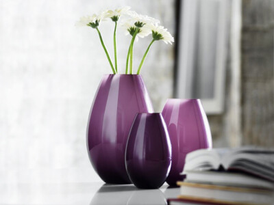 Holmegaard 紫色花瓶