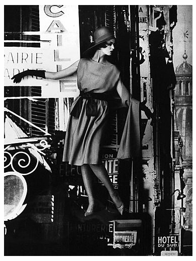 Dorothea, Hotel Du Sud (Vogue), photo by William Klein, Paris 1960