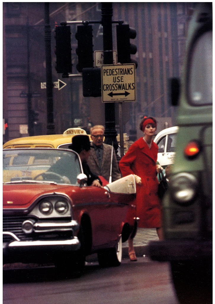 Anne St. Marie, photo by William Klein, New York City, 1962