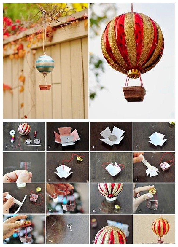 热气球挂饰制作方法图片