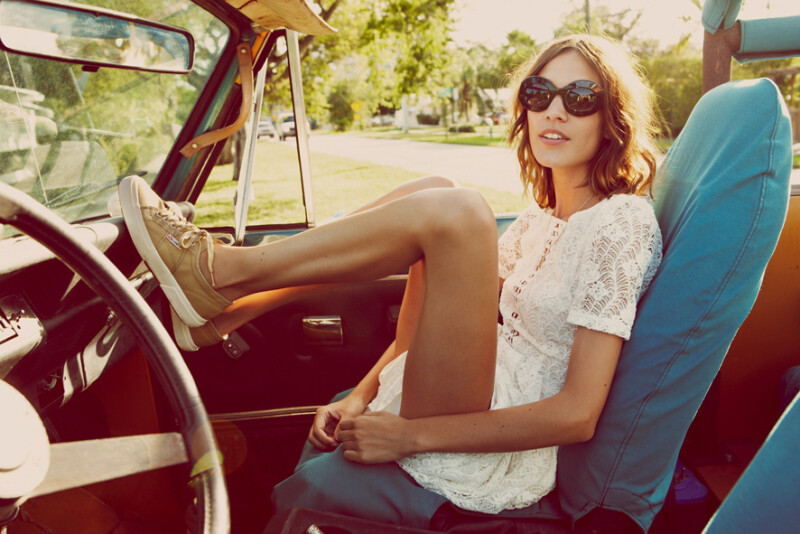 Alexa Chung for Superga