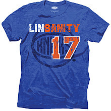 Majestic New York Knicks Jeremy Lin Linsanity Triblend T-Shirt - NBAStore.com