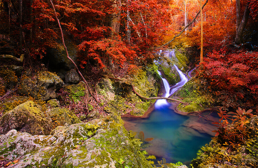 "Erawan waterfall "