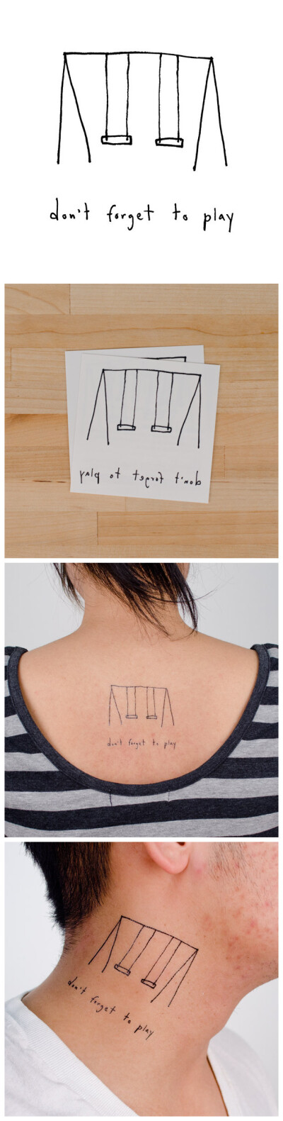 这个贴纸有趣的。$5，http://tattly.com/products/playground