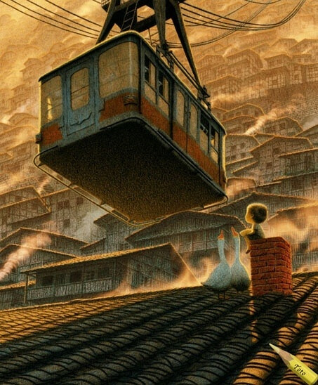 国内插画师沱沱作品