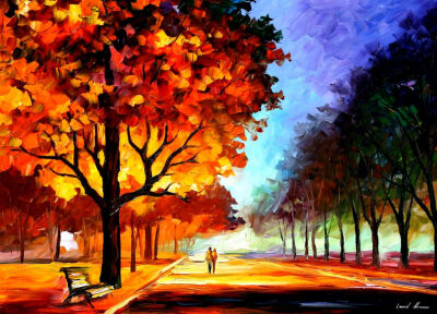 LeonidAfremov 油画