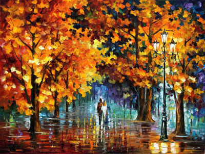 LeonidAfremov 油画