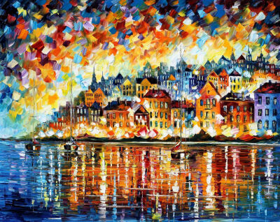 LeonidAfremov 油画