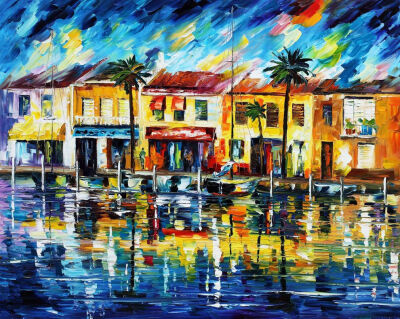 LeonidAfremov 油画