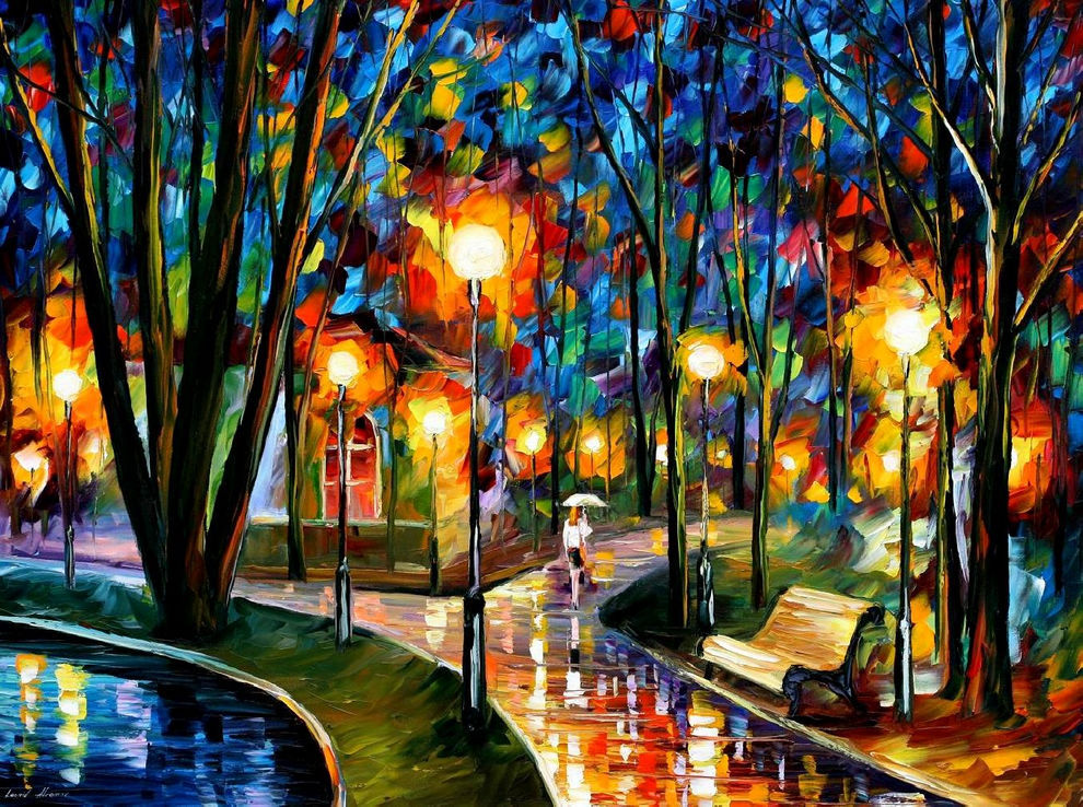 LeonidAfremov 油画