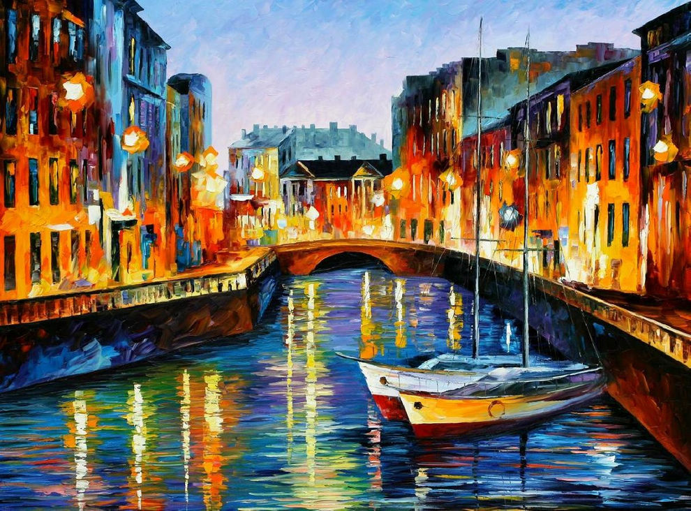 LeonidAfremov 油画