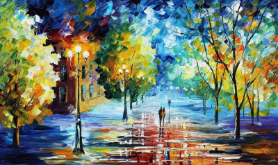 LeonidAfremov 油画