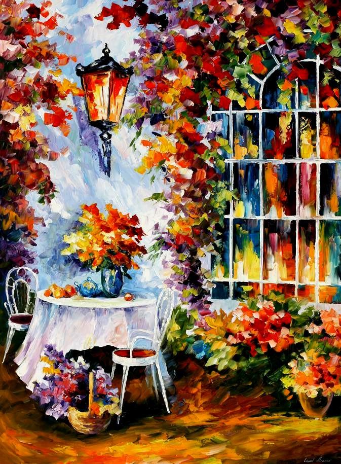 LeonidAfremov 油画