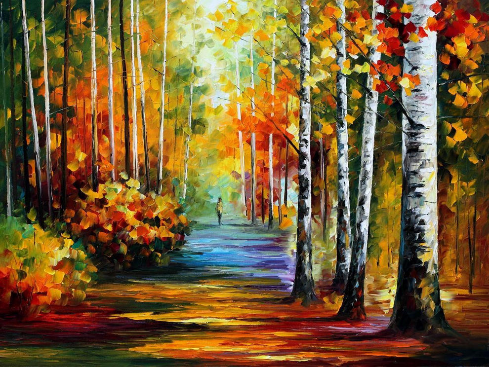 LeonidAfremov 油画