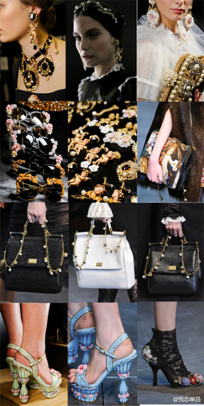 这也太美了吧！！ Dolce & Gabbana Fall/Winter 2012