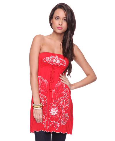 FOREVER21|Embroidered Vacation Dress
