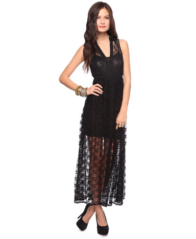 FOREVER21|Lace Maxi Dress