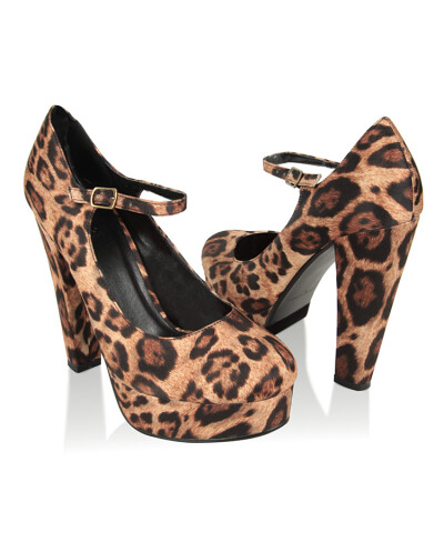 FOREVER21|Leopard Print Mary Janes