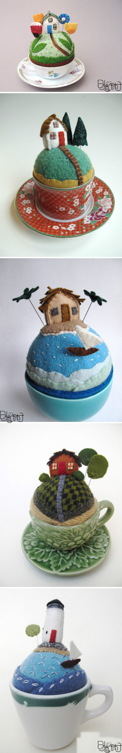 创意铺子：一杯一世界…闲暇时候也可以做些这样的手工，会让你觉得生活很美好！