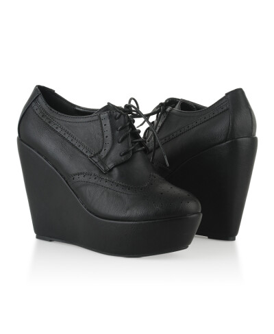 FOREVER21|Platform Wingtip Wedges