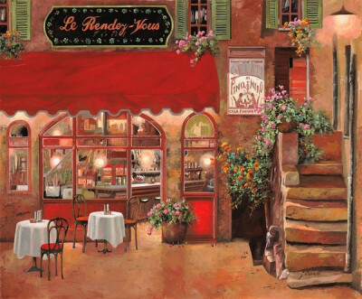 Guido Borelli 欧洲风景油彩 II