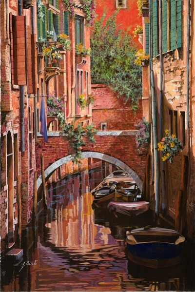 Guido Borelli 欧洲风景油彩 III