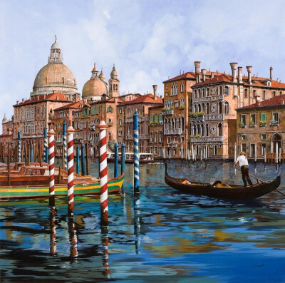 Guido Borelli 欧洲风景油彩 I