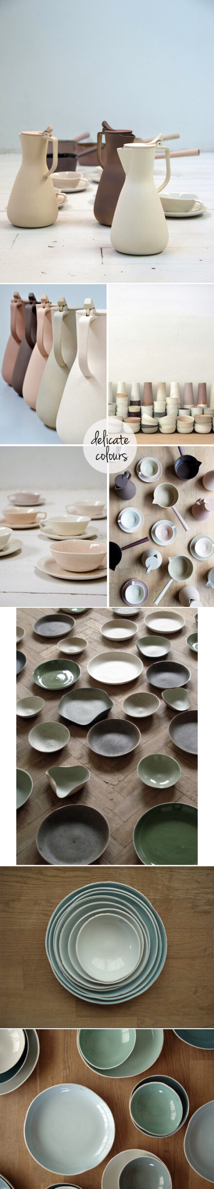 荷兰Eindhoven艺术大学的学生Kirstie van Noort创作的陶瓷器皿。