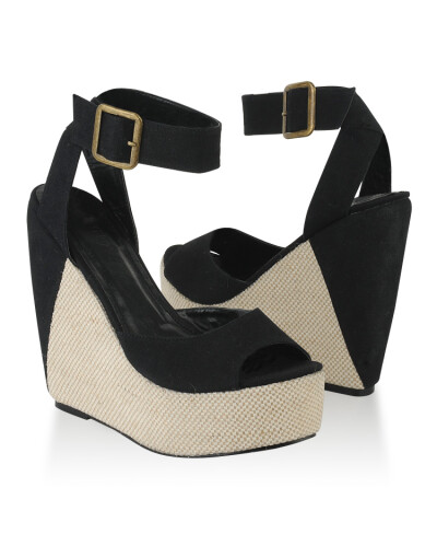  FOREVER21|Two Tone Wedge Platforms