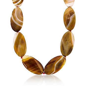 Brown Agate Necklace