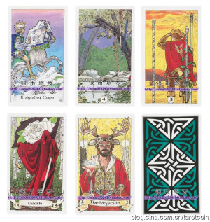 罗宾伍德塔罗---罗宾伍德塔罗在西方相当受欢迎，是无数人首选的新手牌。它和伟特塔罗非常接近，而且有着所有牌中最棒的死神。是的，我至今认为这张死神无法超越，当初看到的第一眼就决定买下来。他穿着鲜红的斗篷，挥舞镰刀，斩断一切陈旧的过往。然后微微鞠躬，为新生（蝴蝶）让路。 http://item.taobao.com/item.htm?id=9115228019&