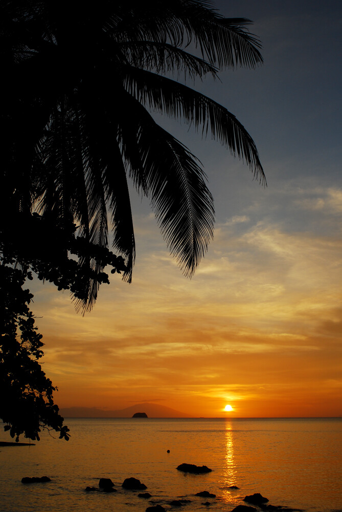 sunset at beach