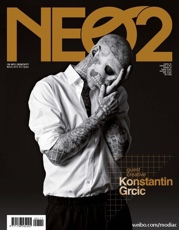 Neo2 Magazine March 2012 Feat. Rick Genest by Christoph Musiol.