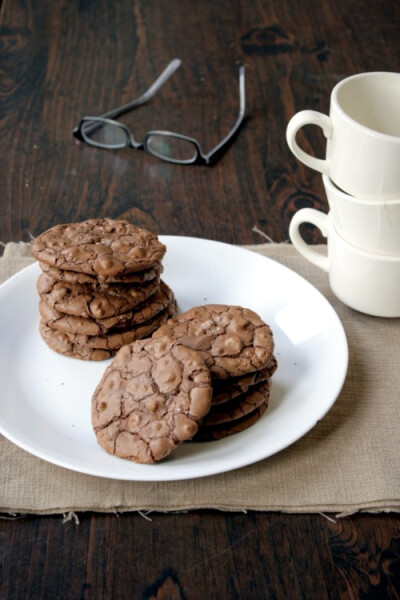 Salted Chocolate Toffee Cookies